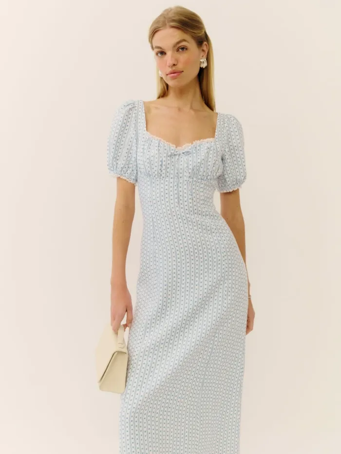 Reformation Dresses Cherise Linen Dress Cindy 8211 Women