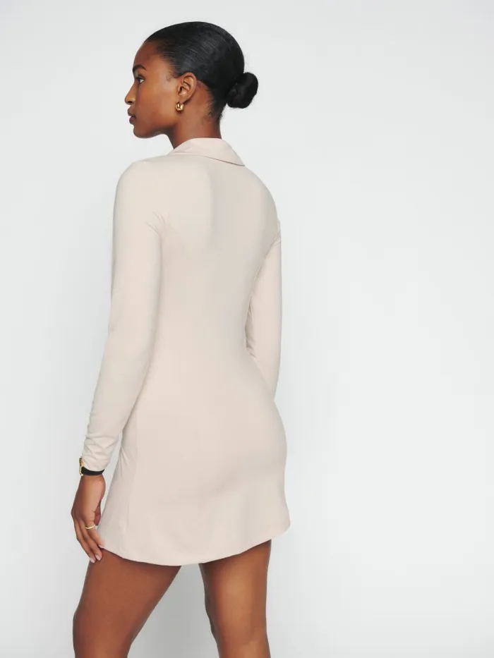 Reformation Dresses Desirae Ecostretch Dress Almond 8211 Women Reformation Dresses Desirae Ecostretch Dress Almond 8211 Women