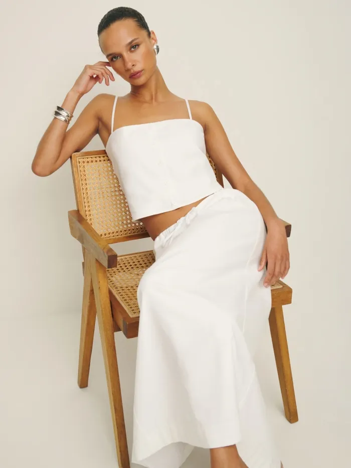 Reformation Dresses Fitz Two Piece White 8211 Women