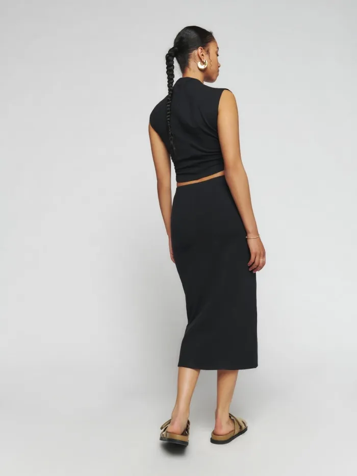 Reformation Dresses Foster Knit Two Piece Black 8211 Women Reformation Dresses Foster Knit Two Piece Black 8211 Women