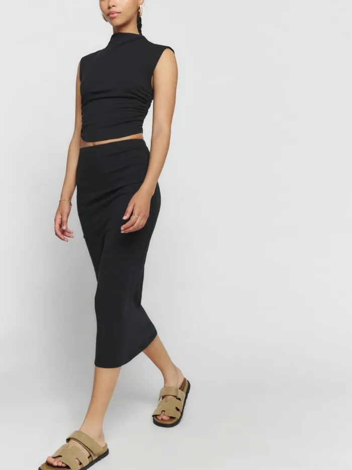 Reformation Dresses Foster Knit Two Piece Black 8211 Women Reformation Dresses Foster Knit Two Piece Black 8211 Women