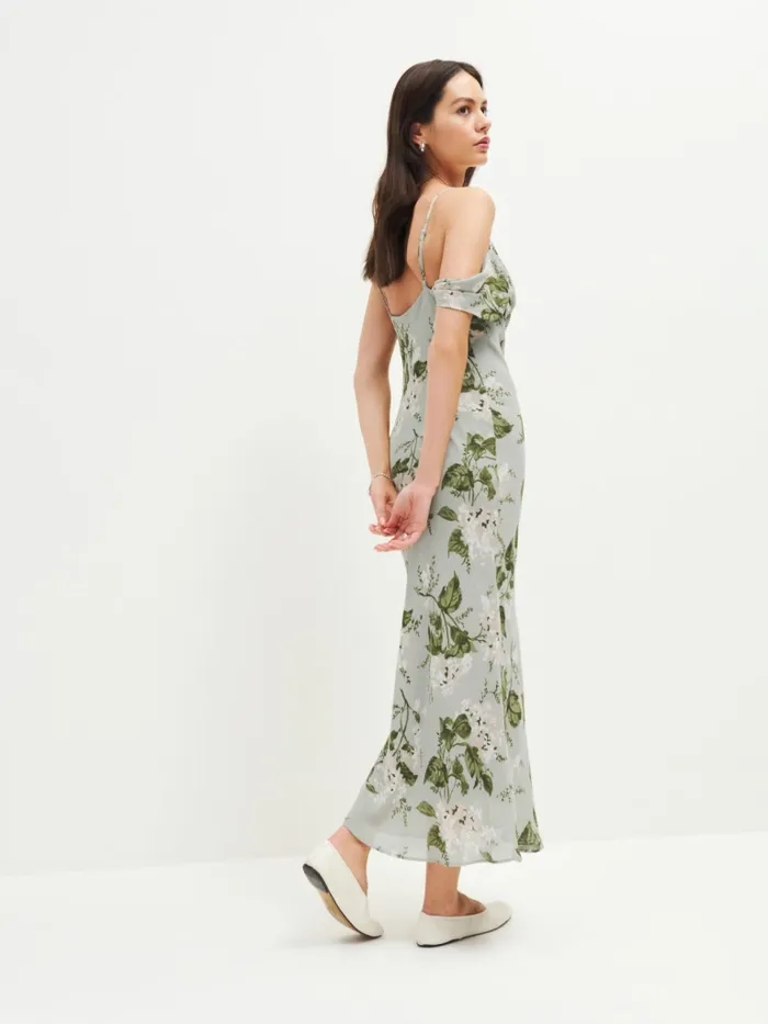 Reformation Dresses Petites Reya Dress Tea Garden 8211 Women Reformation Dresses Petites Reya Dress Tea Garden 8211 Women