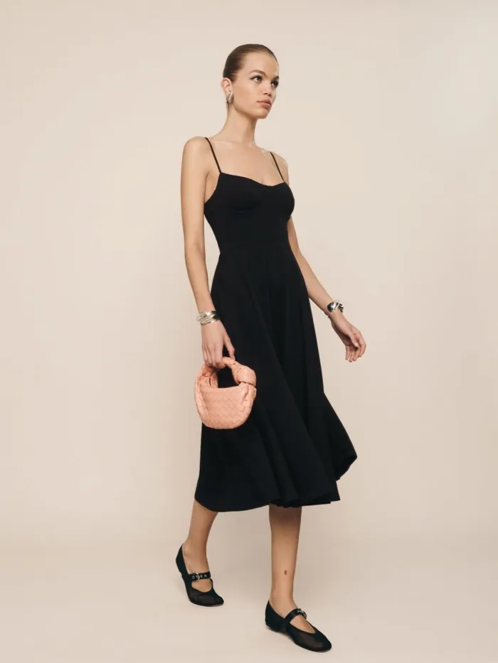 Reformation Dresses Serene Knit Dress Black 8211 Women Reformation Dresses Serene Knit Dress Black 8211 Women