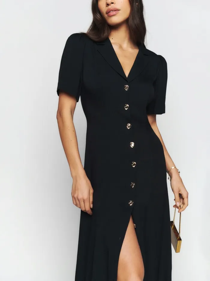 Reformation Dresses Wilde Dress Black 8211 Women Reformation Dresses Wilde Dress Black 8211 Women