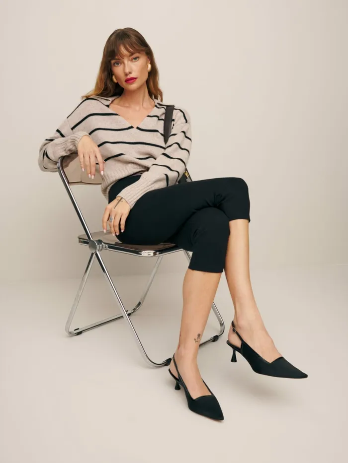 Reformation Heels Walker Slingback Heel Black 8211 Women