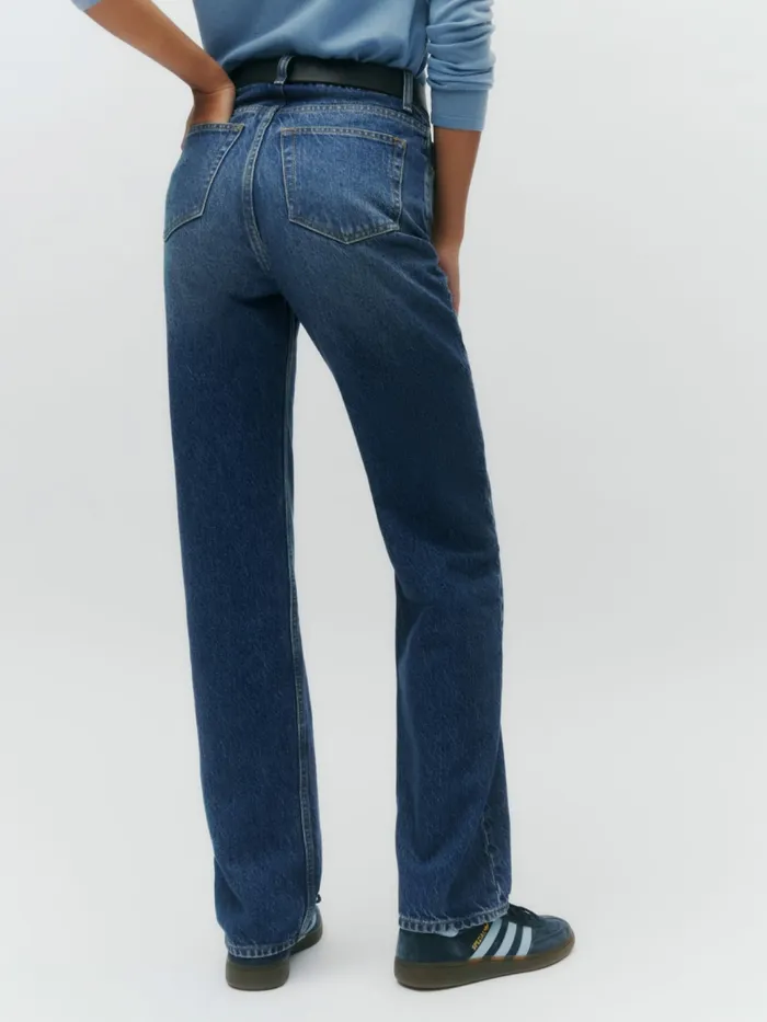 Reformation Jeans Abby High Rise Straight Jeans Lanier 8211 Women
