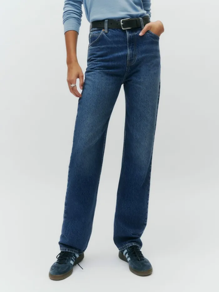 Reformation Jeans Abby High Rise Straight Jeans Lanier 8211 Women