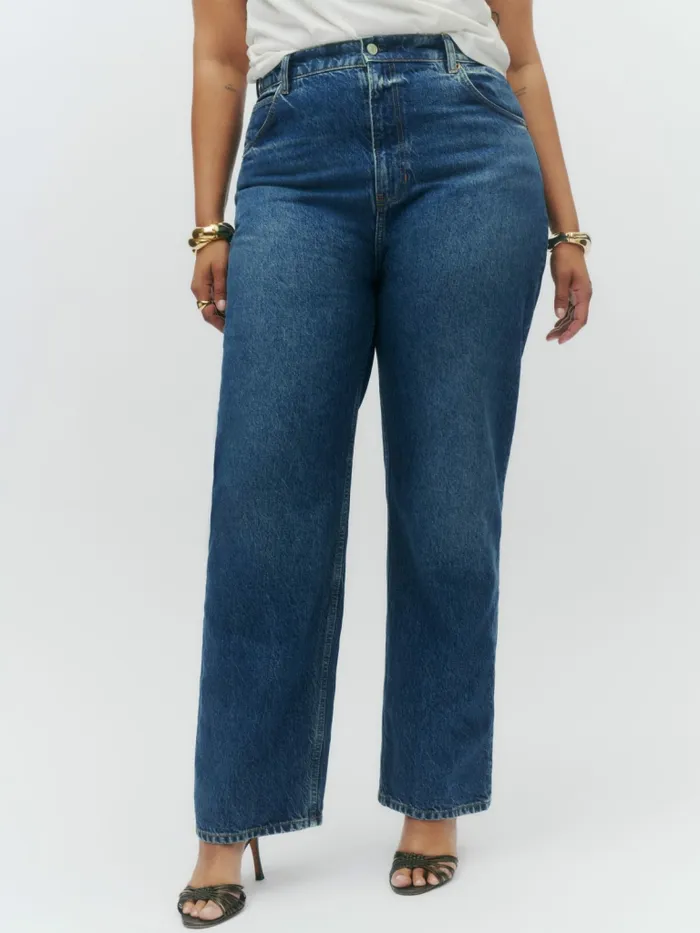Reformation Jeans Abby High Rise Straight Jeans Lanier 8211 Women