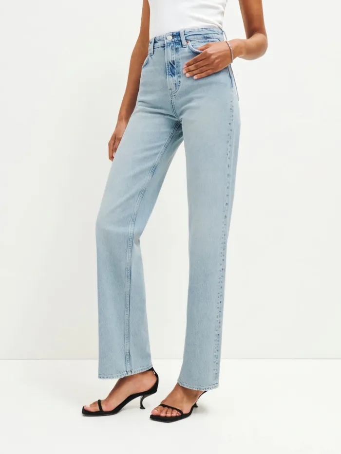 Reformation Jeans Wilder High Rise Wide Leg Jeans Tenaya 8211 Women