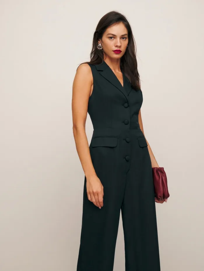 Reformation Jumpsuits Balen Jumpsuit Black 8211 Women Reformation Jumpsuits Balen Jumpsuit Black 8211 Women