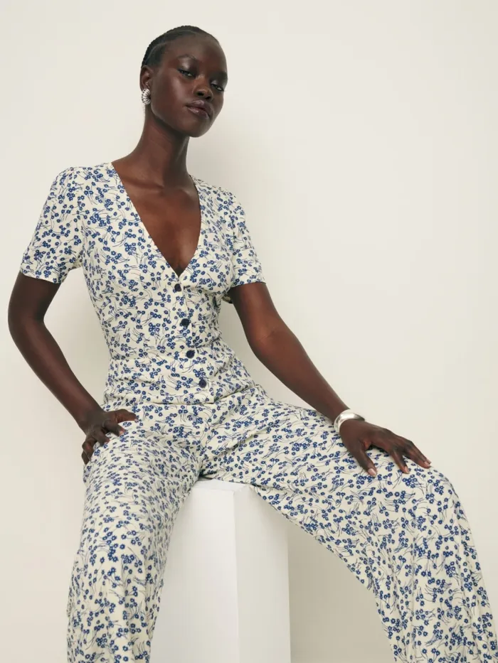 Reformation Jumpsuits France Jumpsuit Santorini 8211 Women