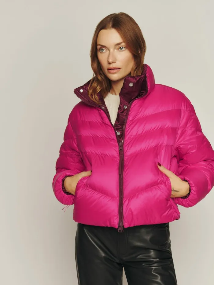 Reformation Outerwear Canada Goose X Reformation Mila Puffer Sangria Multilotus Pink 8211 Women Reformation Outerwear Canada Goose X Reformation Mila Puffer Sangria Multilotus Pink 8211 Women