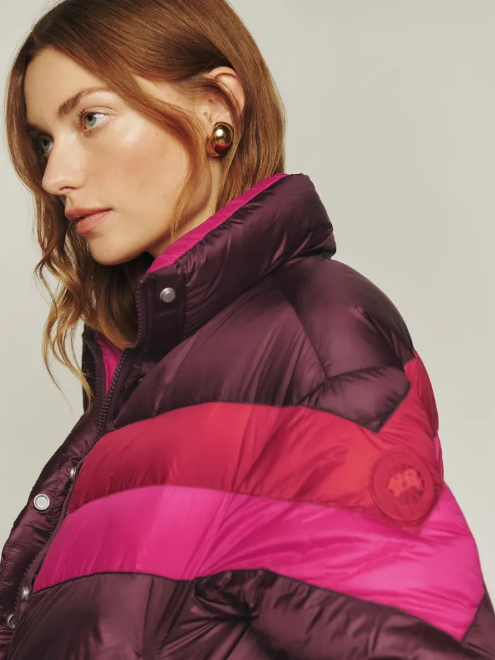 Reformation Outerwear Canada Goose X Reformation Mila Puffer Sangria Multilotus Pink 8211 Women Reformation Outerwear Canada Goose X Reformation Mila Puffer Sangria Multilotus Pink 8211 Women