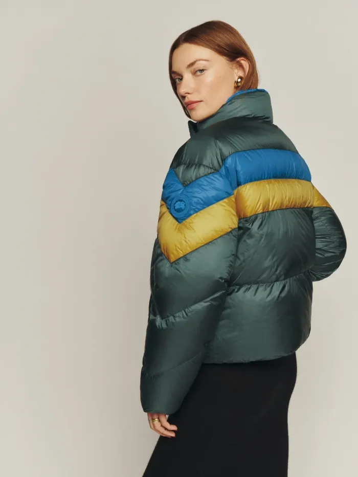 Reformation Outerwear Canada Goose X Reformation Mila Puffer Seaweed Multipeacock 8211 Women Reformation Outerwear Canada Goose X Reformation Mila Puffer Seaweed Multipeacock 8211 Women