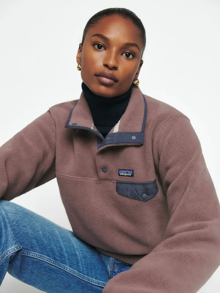 Reformation Outerwear Patagonia W039s Synchilla Snapt Pullover Dusky Brown 8211 Women Reformation Outerwear Patagonia W039s Synchilla Snapt Pullover Dusky Brown 8211 Women