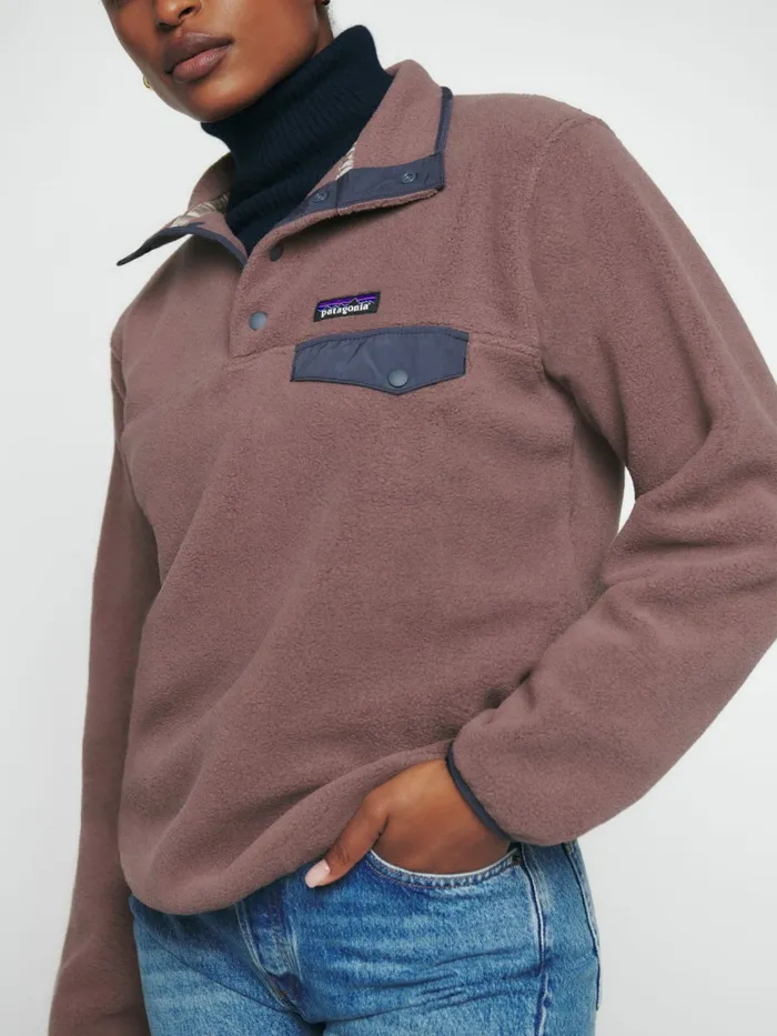 Reformation Outerwear Patagonia W039s Synchilla Snapt Pullover Dusky Brown 8211 Women Reformation Outerwear Patagonia W039s Synchilla Snapt Pullover Dusky Brown 8211 Women