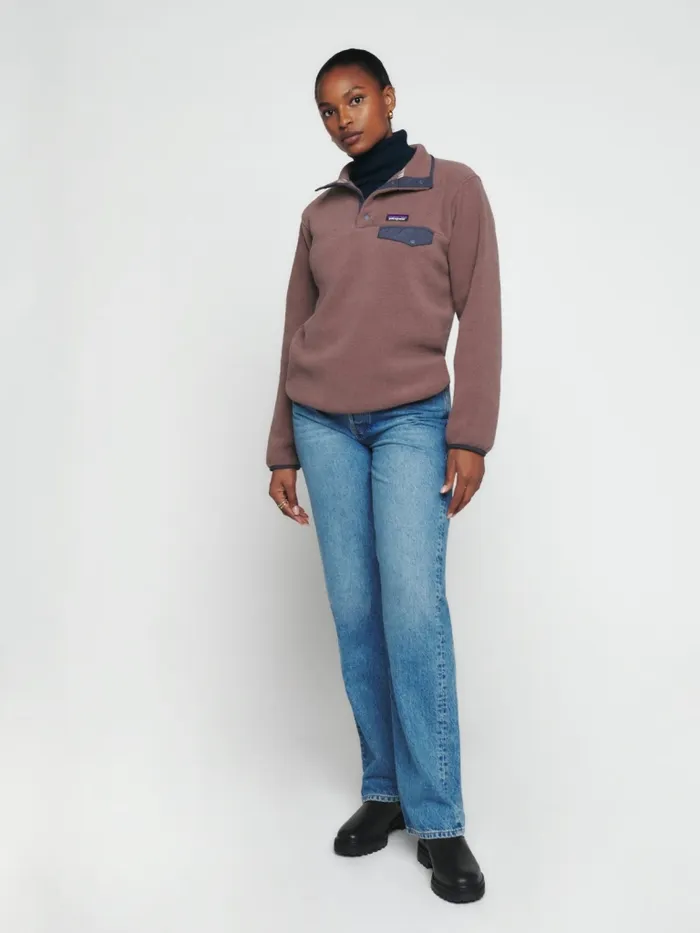 Reformation Outerwear Patagonia W039s Synchilla Snapt Pullover Dusky Brown 8211 Women Reformation Outerwear Patagonia W039s Synchilla Snapt Pullover Dusky Brown 8211 Women