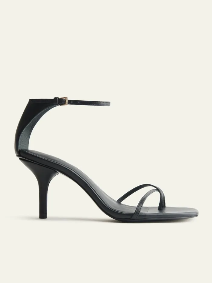 Reformation Sandals Gigi Strappy Mid Heel Sandal Black 8211 Women Reformation Sandals Gigi Strappy Mid Heel Sandal Black 8211 Women