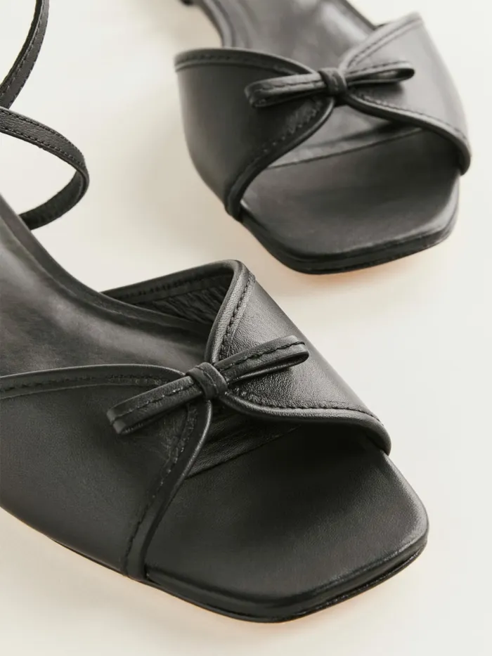 Reformation Sandals Gladys Flat Sandal Black Leather 8211 Women Reformation Sandals Gladys Flat Sandal Black Leather 8211 Women