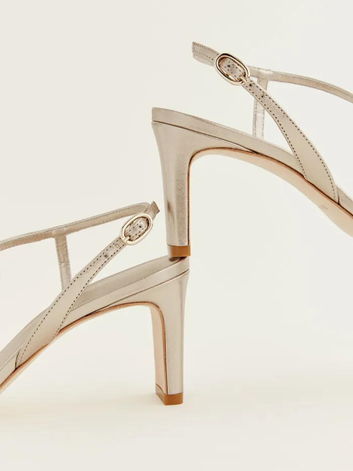 Reformation Sandals Milo Heeled Sandal Golden Haze Leather 8211 Women Reformation Sandals Milo Heeled Sandal Golden Haze Leather 8211 Women