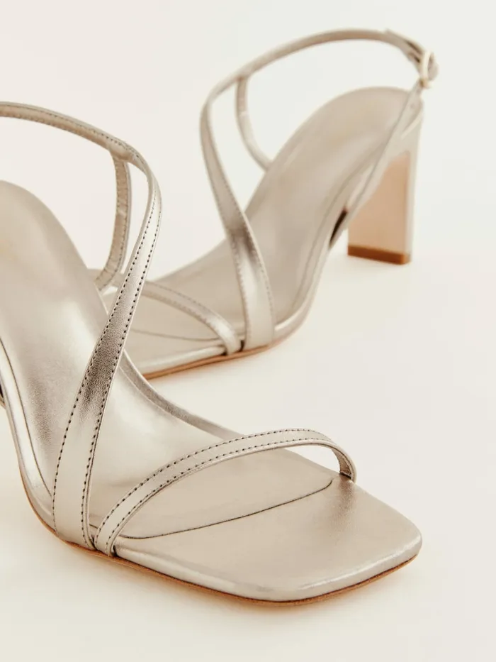 Reformation Sandals Milo Heeled Sandal Golden Haze Leather 8211 Women Reformation Sandals Milo Heeled Sandal Golden Haze Leather 8211 Women