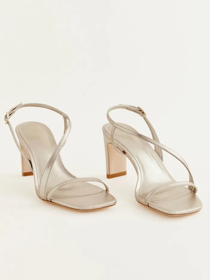 Reformation Sandals Milo Heeled Sandal Golden Haze Leather 8211 Women Reformation Sandals Milo Heeled Sandal Golden Haze Leather 8211 Women