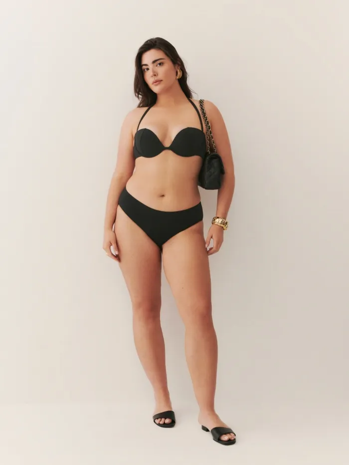 Reformation Swim Lago Bikini Top Black 8211 Women Reformation Swim Lago Bikini Top Black 8211 Women