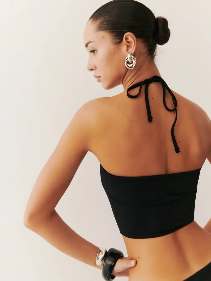 Reformation Swim Nile Bikini Top Black 8211 Women