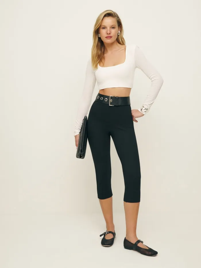 Reformation Tops Ainsley Knit Top White 8211 Women