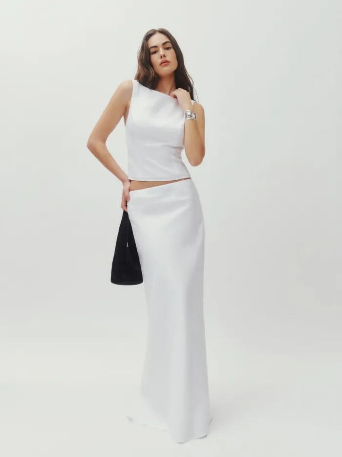 Reformation Tops Marleigh Linen Top White 8211 Women Reformation Tops Marleigh Linen Top White 8211 Women