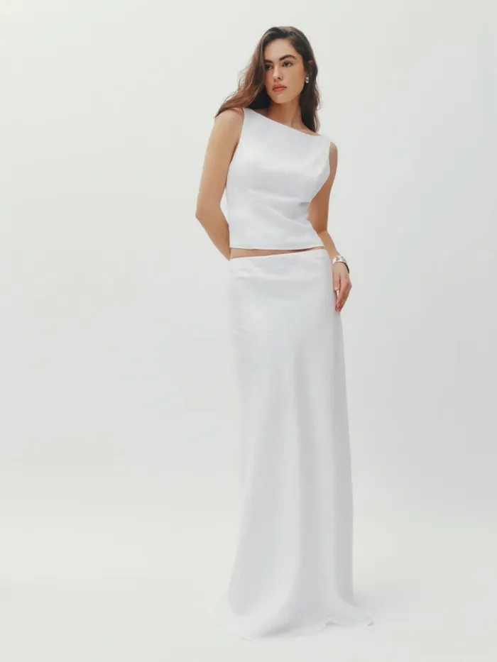 Reformation Tops Marleigh Linen Top White 8211 Women Reformation Tops Marleigh Linen Top White 8211 Women