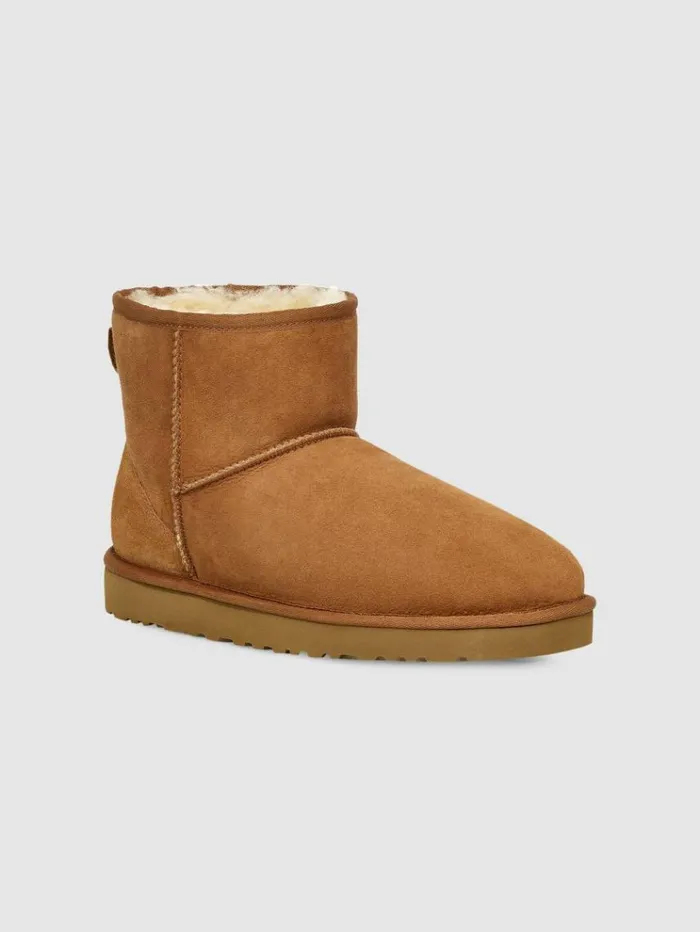 REISS Boots Men Classic Mini Boots Chestnut