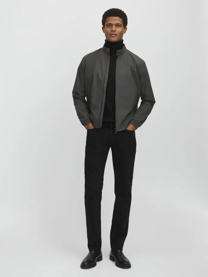 REISS Jeans Men Paige Straight Leg Jeans Black