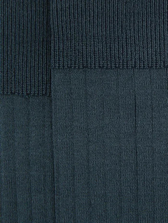 REISS Socks and Underwear Men Ribbed Socks Airforce Blue