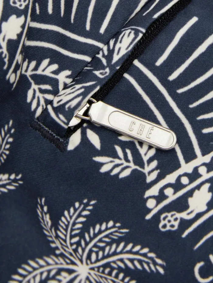 REISS Swimwear Men Reiss Ch Printed Elasticated Waist Swim Shorts Navywhite