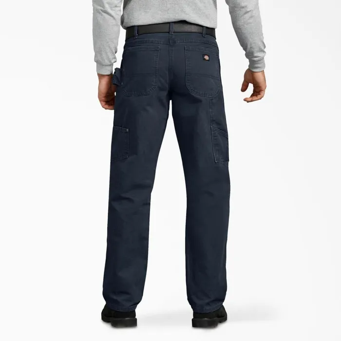 Relaxed Fit Straight Leg Sanded Duck Carpenter Pants Rinsed Dark Navy Rinsed Dark Navy rdn Men Dickies Carpenter Relaxed Fit Straight Leg Sanded Duck Carpenter Pants Rinsed Dark Navy Rinsed Dark Navy rdn Men Dickies Carpenter