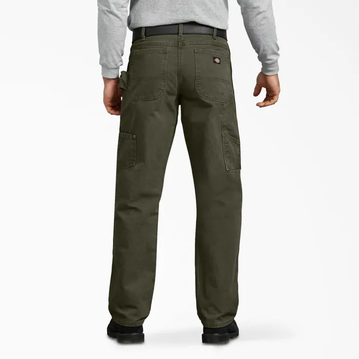 Relaxed Fit Straight Leg Sanded Duck Carpenter Pants Rinsed Moss Green Rinsed Moss Green rms Men Dickies Carpenter Relaxed Fit Straight Leg Sanded Duck Carpenter Pants Rinsed Moss Green Rinsed Moss Green rms Men Dickies Carpenter
