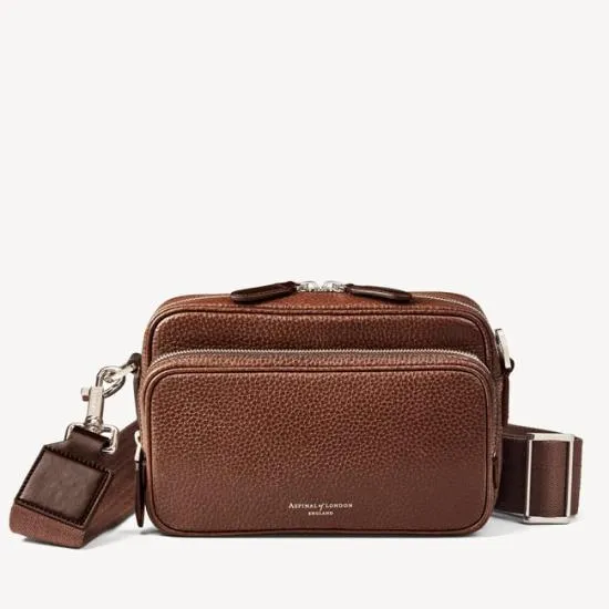 Reporter East West Messenger Bag Tobacco Pebble Men Aspinal Of London Messenger Bags Reporter East West Messenger Bag Tobacco Pebble Men Aspinal Of London Messenger Bags