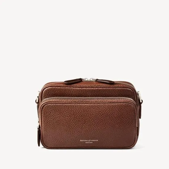 Reporter East West Messenger Bag Tobacco Pebble Men Aspinal Of London Messenger Bags Reporter East West Messenger Bag Tobacco Pebble Men Aspinal Of London Messenger Bags