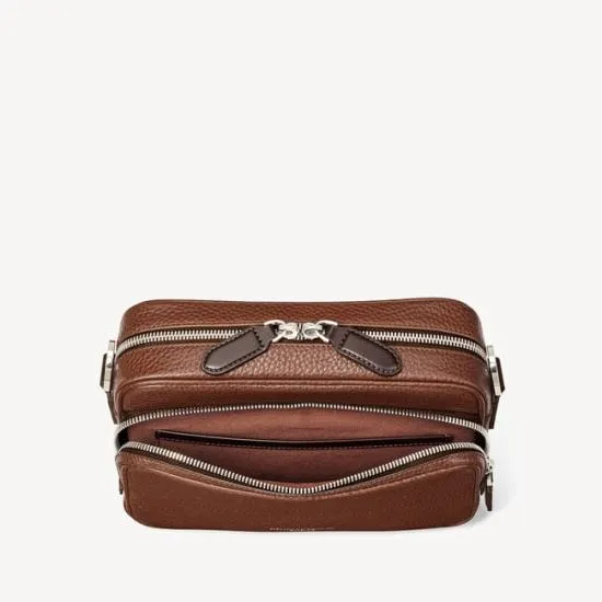 Reporter East West Messenger Bag Tobacco Pebble Men Aspinal Of London Messenger Bags Reporter East West Messenger Bag Tobacco Pebble Men Aspinal Of London Messenger Bags