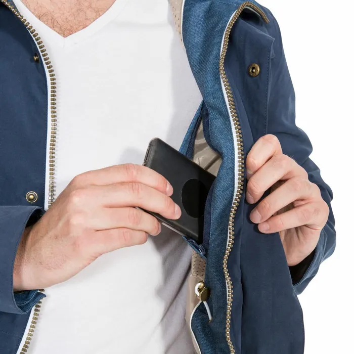 Riverbank Casual Waterproof Jacket Navy Men Trespass Casual Jackets