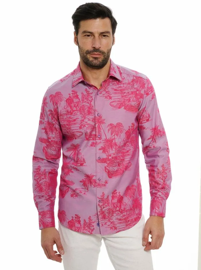 Robert Graham Button Down Shirts Men Limited Edition Endless Dreams Long Sleeve Button Down Shirt Pink Robert Graham Button Down Shirts Men Limited Edition Endless Dreams Long Sleeve Button Down Shirt Pink