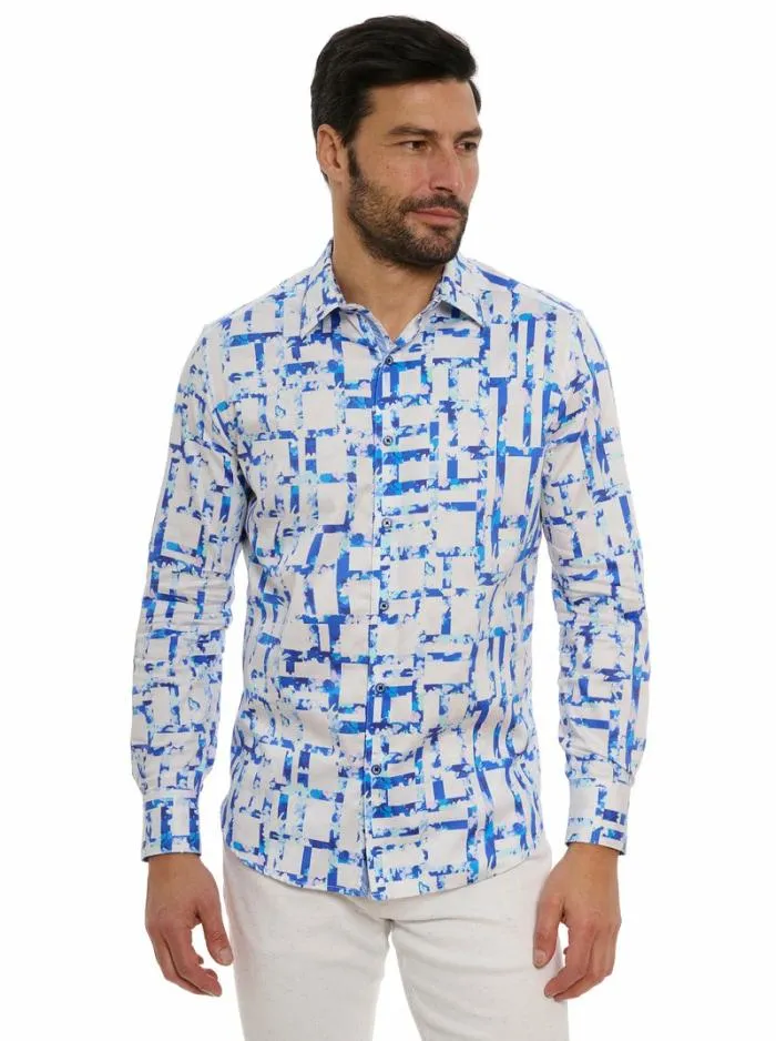 Robert Graham Button Down Shirts Men Triton Long Sleeve Button Down Shirt Blue Robert Graham Button Down Shirts Men Triton Long Sleeve Button Down Shirt Blue