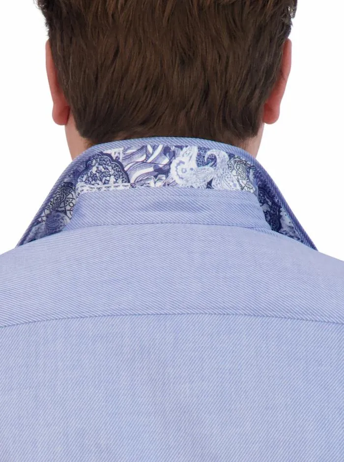 Robert Graham Button Down Shirts Men Wayfarer Long Sleeve Button Down Shirt Navy