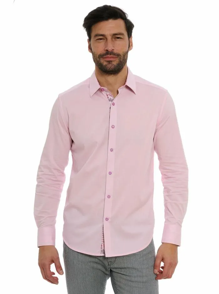Robert Graham Button Down Shirts Men Wayfarer Long Sleeve Button Down Shirt Navy