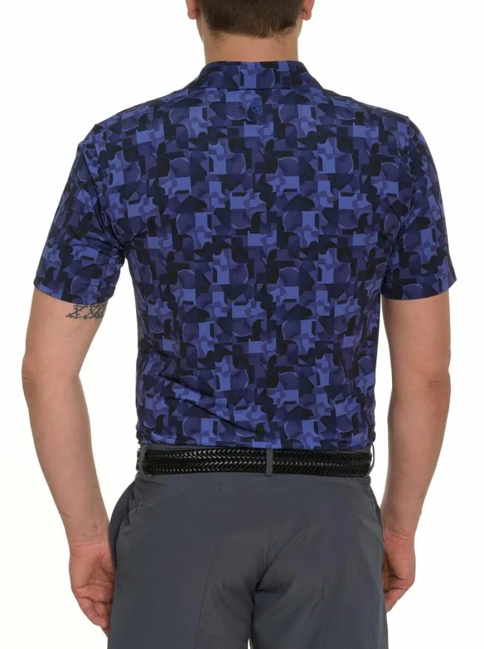Robert Graham Polos and TShirts Men Davos Performance Polo Teal