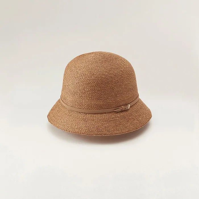 Round Crown Hats Helen Kaminski Besa 6 Nougatnut