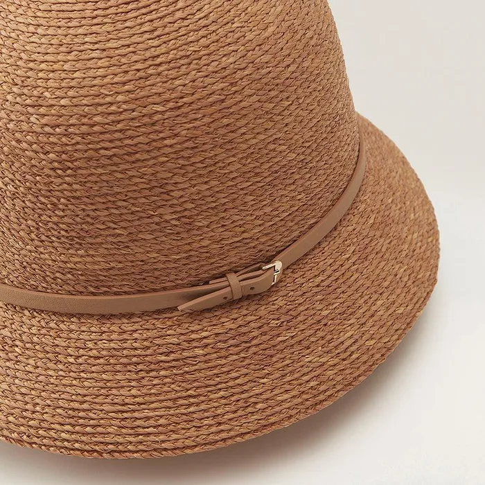 Round Crown Hats Helen Kaminski Besa 6 Nougatnut