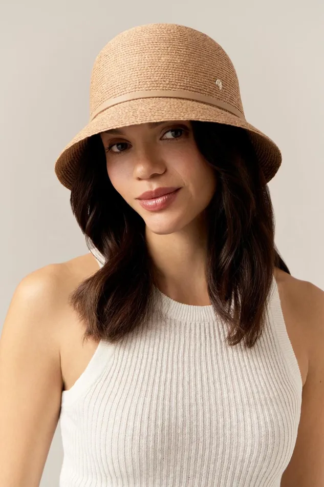 Round Crown Hats Helen Kaminski Besa 6 Nougatnut