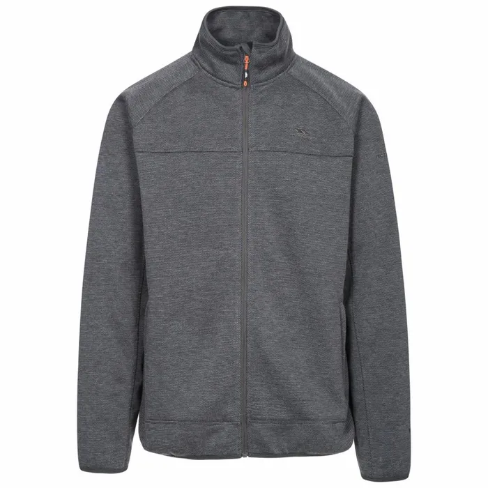 Rutland Fleece Jacket Carbon Men Trespass Fleeces